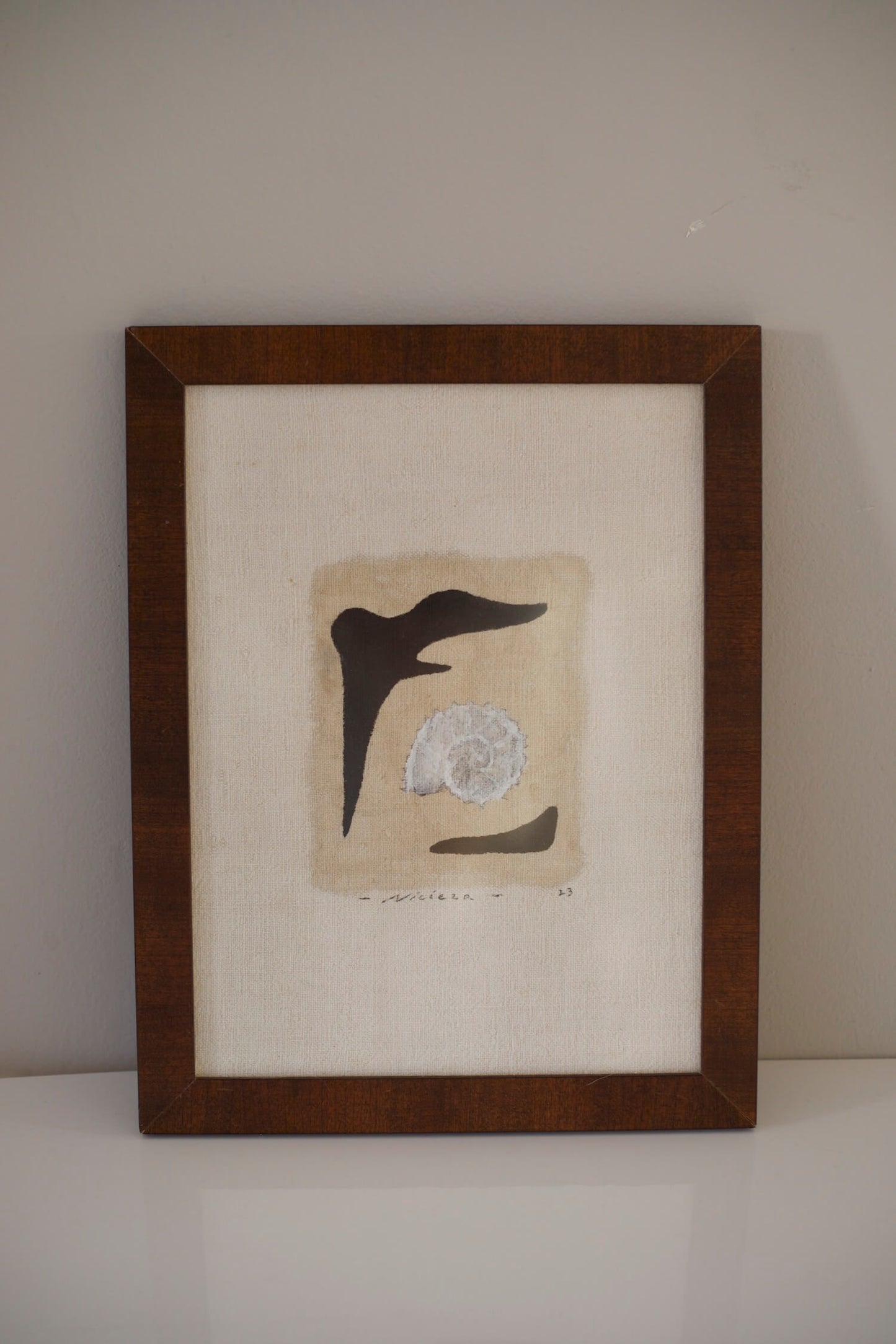 Mallorquin table - Framed original