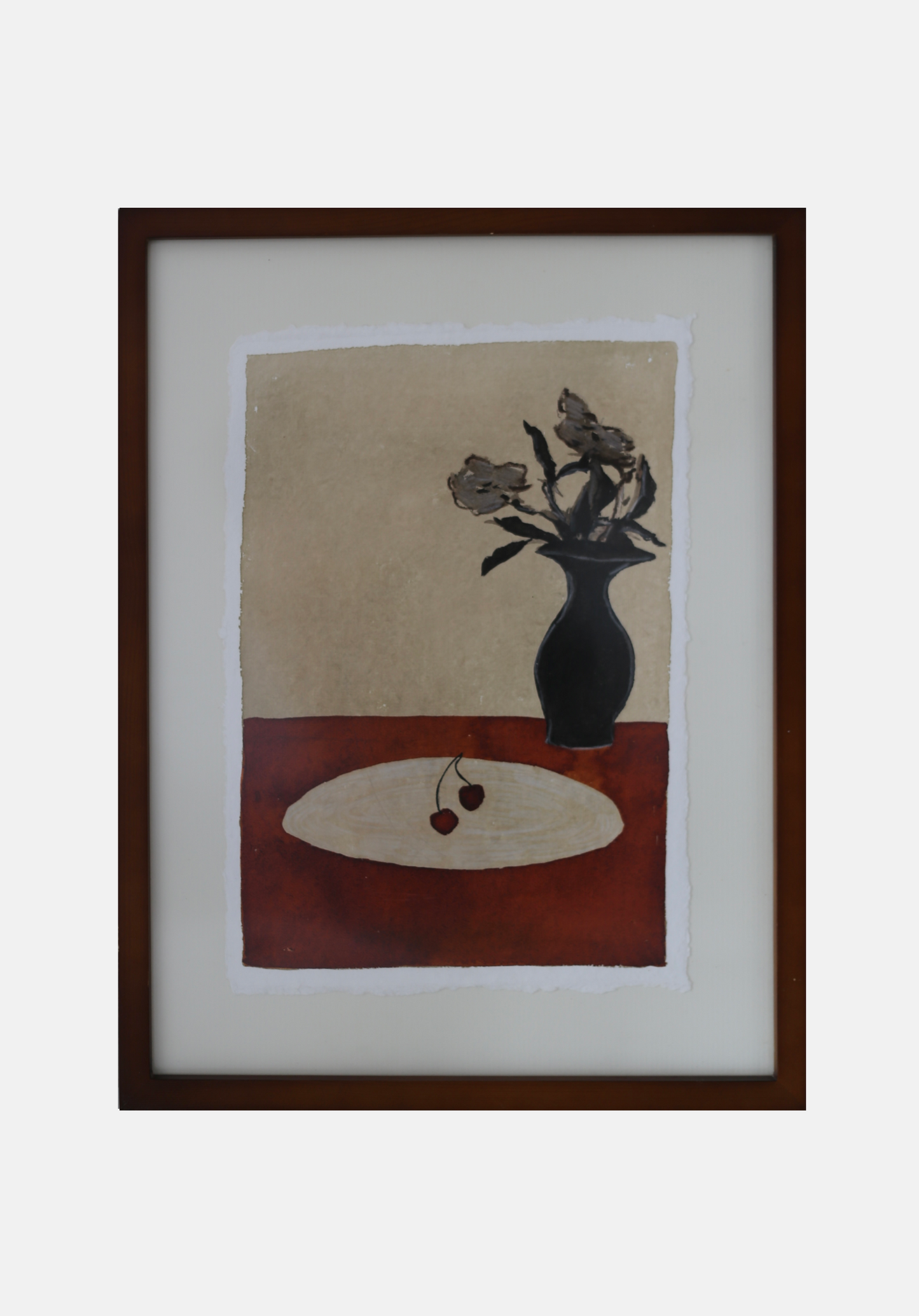 Sanyu Flowers and Cherry - unframed Original