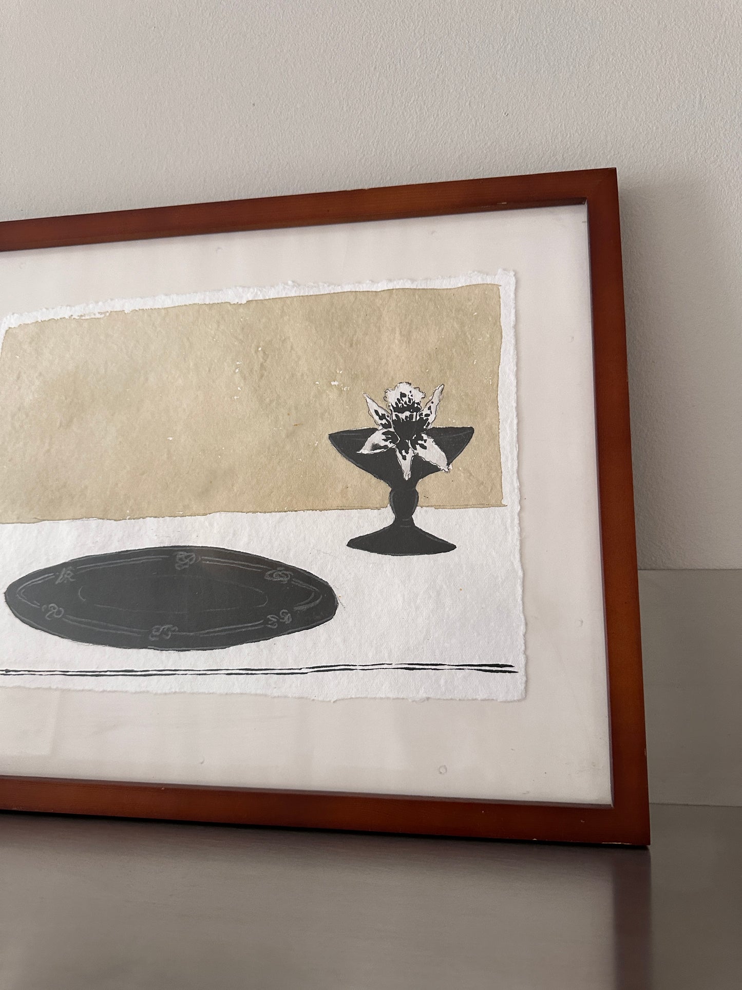 Wild Orchid on the table - Unframed original