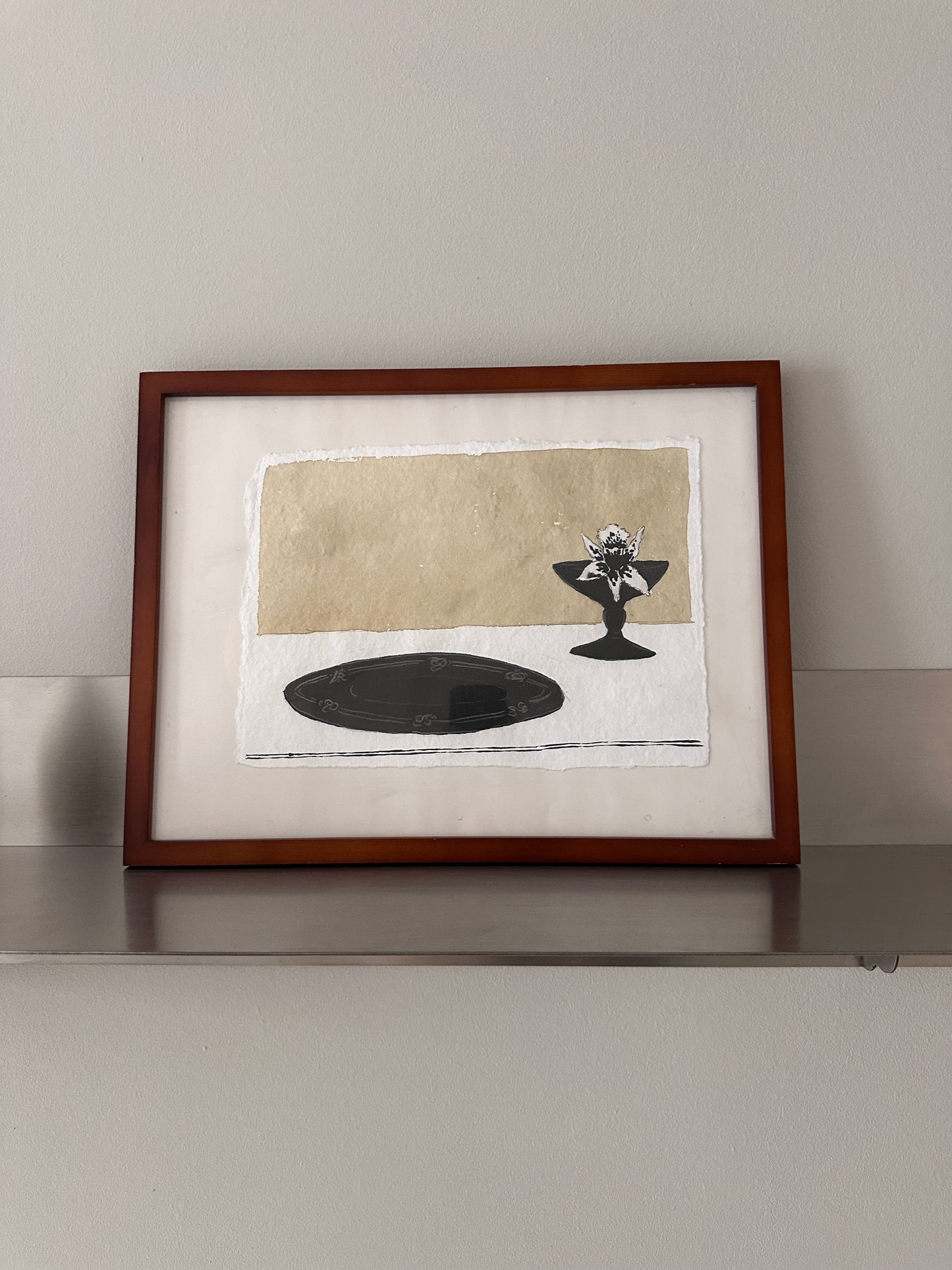 Wild Orchid on the table - Unframed original