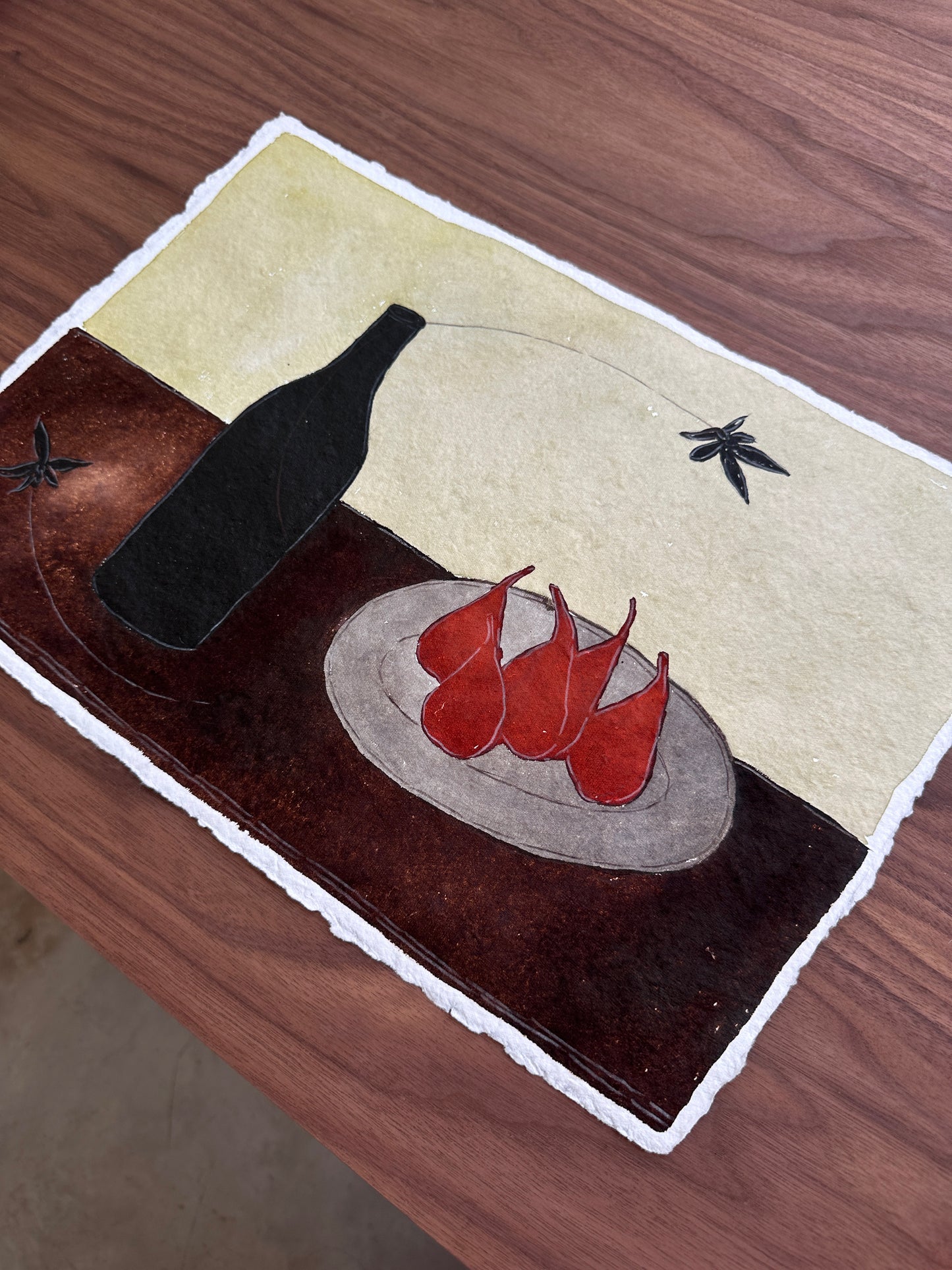 Wine pears - Unframed Original