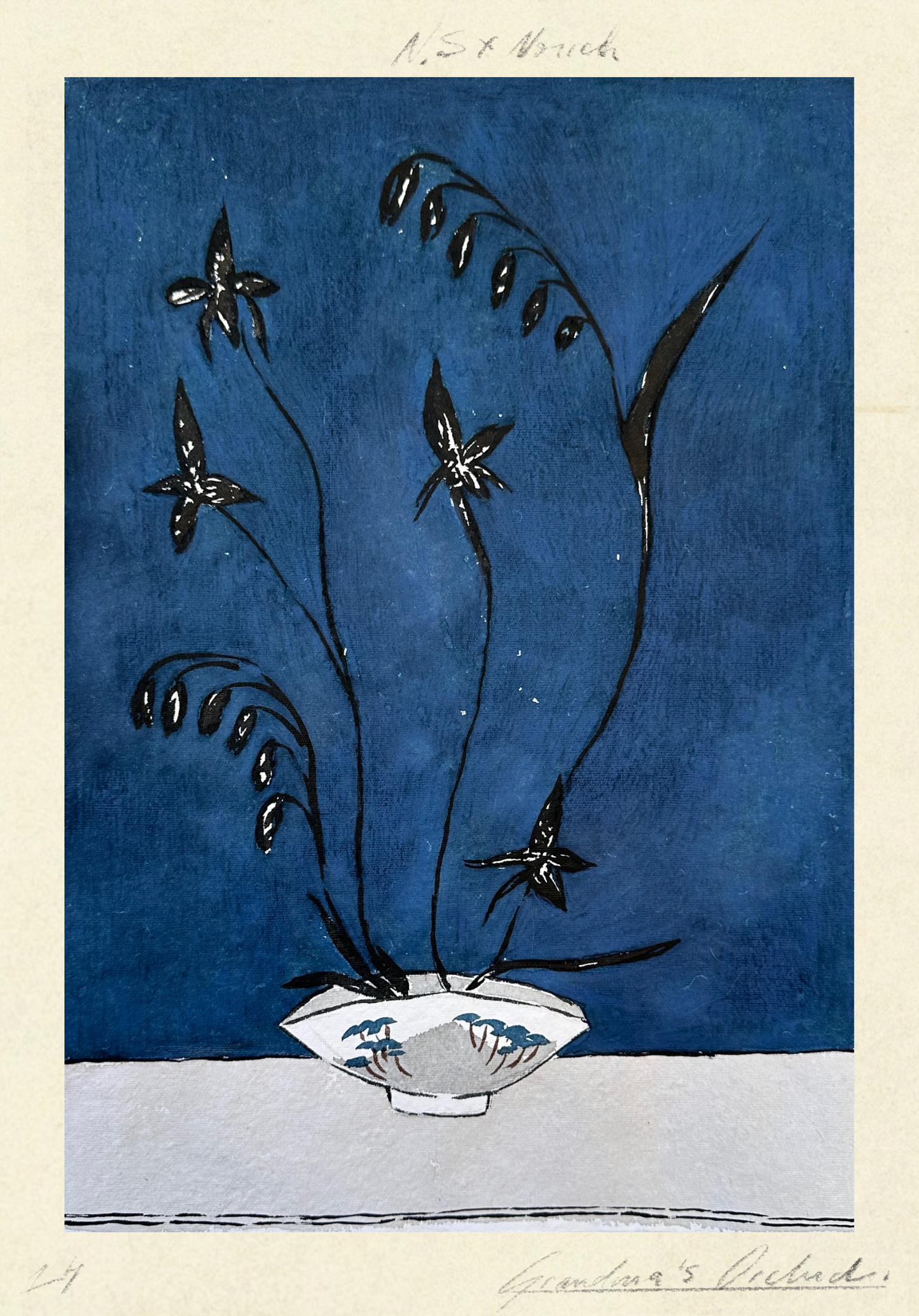 Grandma’s orchid - Unframed Original