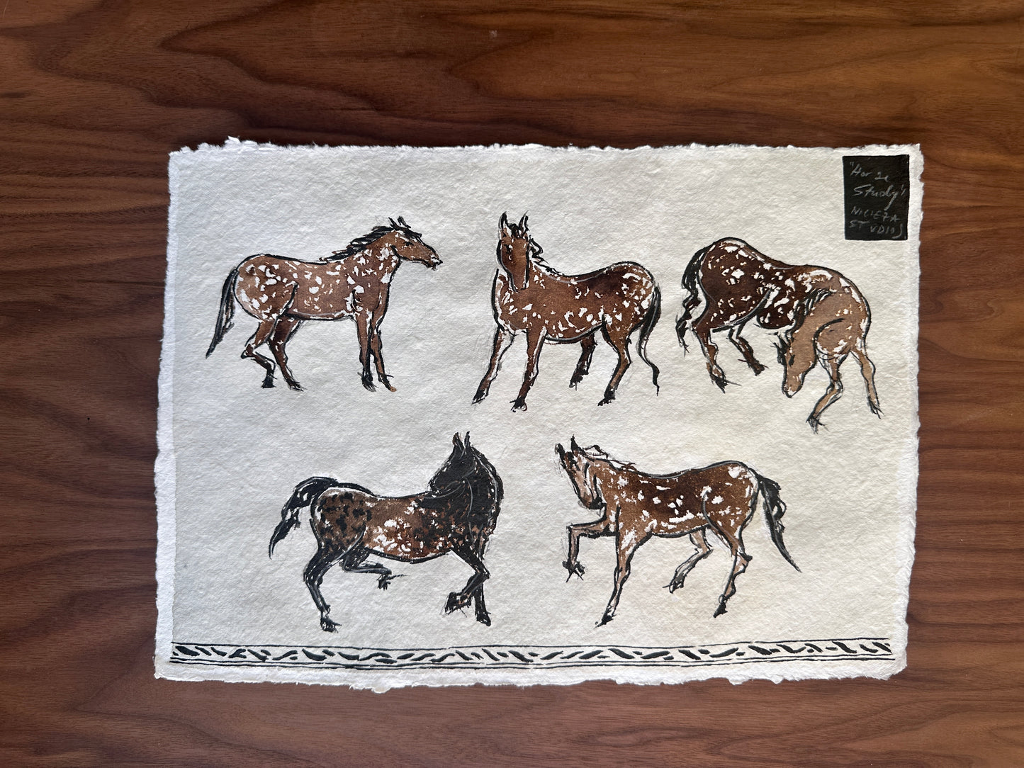 Horse Study n.03 - Unframed Original