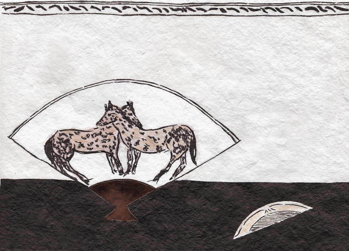 Horse Study n.01 - Unframed Original