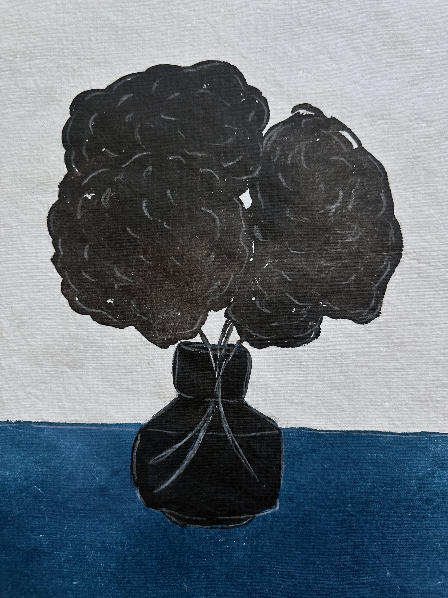 Blue Hydrangeas - Unframed Original