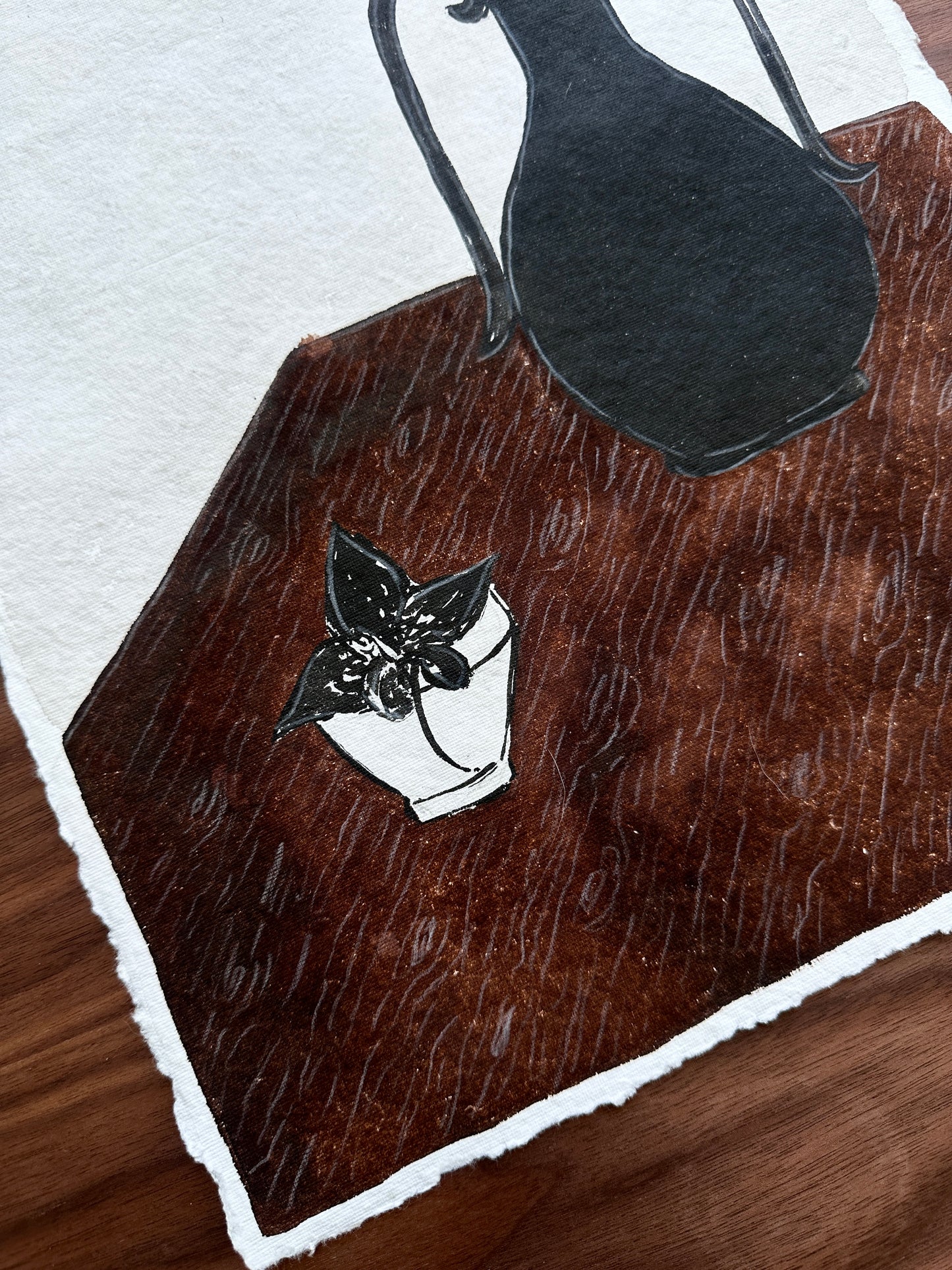 Hall table - Unframed Original