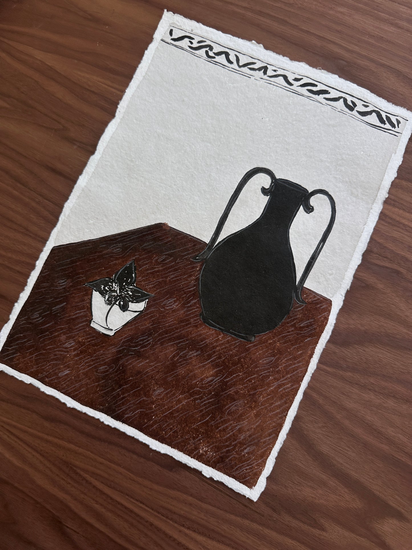 Hall table - Unframed Original